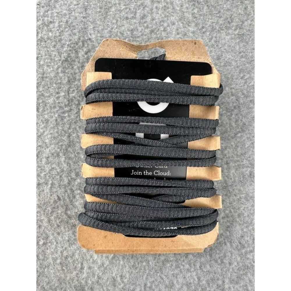 On Cloud OC Replacement Grey Shoe Laces With OC Owner Card NEW Running Athletic